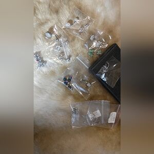 Huge Lot Of Belly Button And Nose Screws, Extra Balls